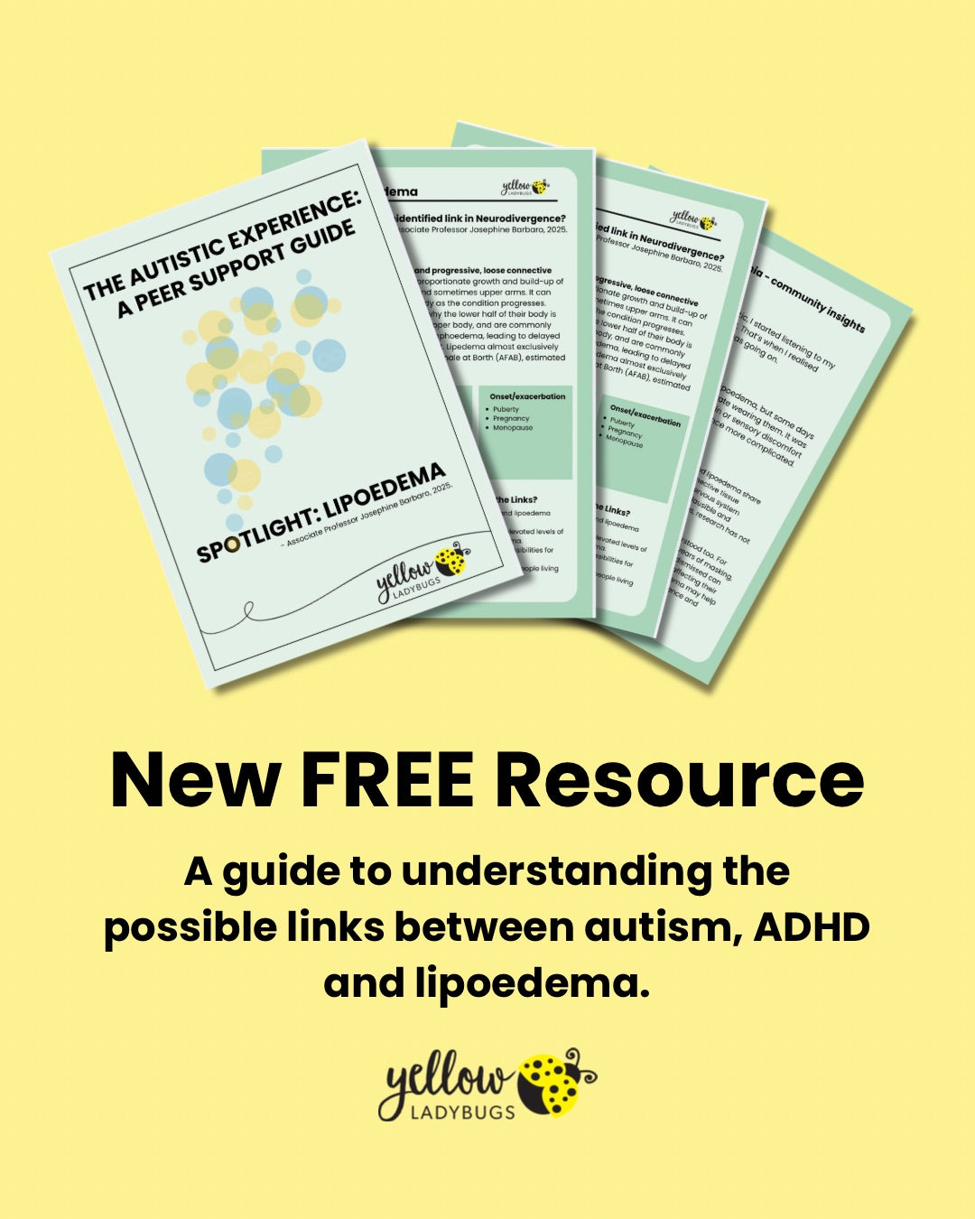 Spotlight on Lipoedema - A guide to understanding the link between autism, ADHD and Lipoedema.