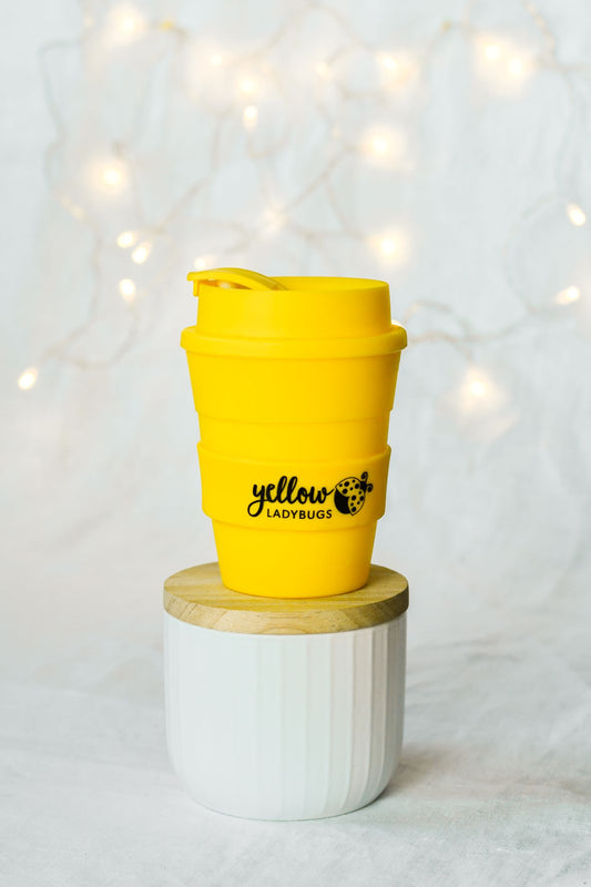 Yellow Ladybugs Cup2Go Coffee Cup 365ml
