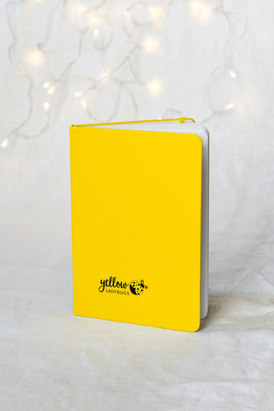 Yellow Ladybugs A5 Notebook