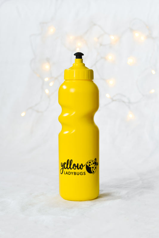 Yellow Ladybugs Water Bottle