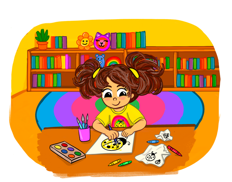 I am a Yellow Ladybug