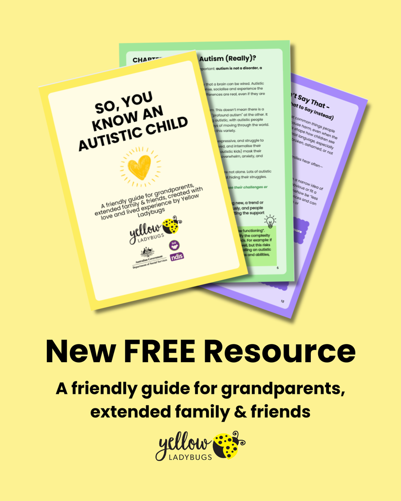 Resource: So, You Know an Autistic Child – Yellow Ladybugs