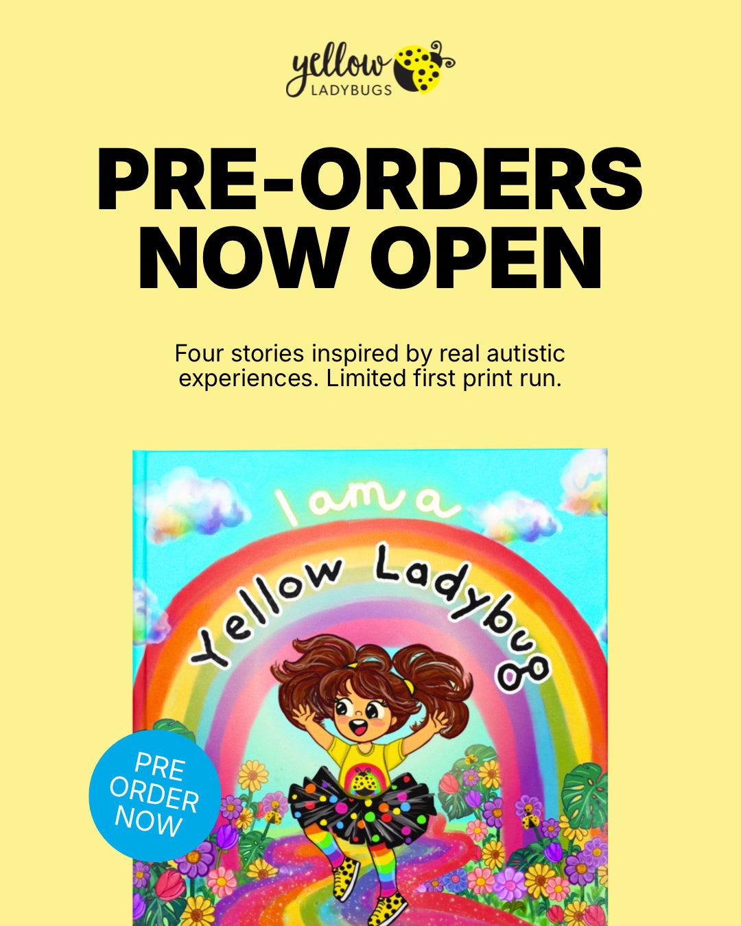I Am a Yellow Ladybug – Hardcover (Pre-order)