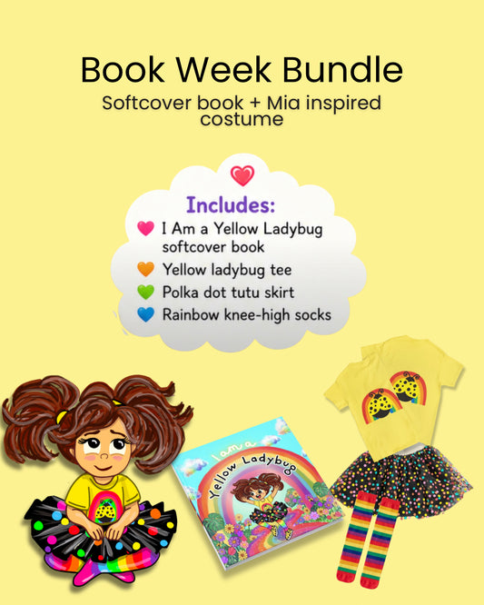 I Am a Yellow Ladybug – Softcover Book Week Costume Bundle