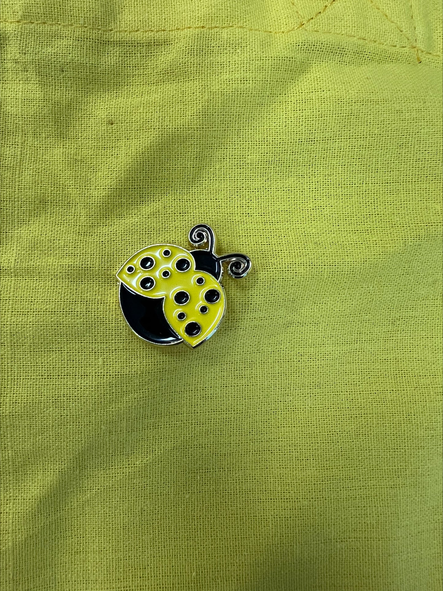 Yellow Ladybug Pin