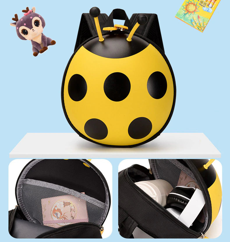 Yellow Ladybug Backpack