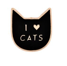 I Love Cats Badge