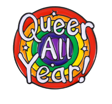 Queer All Year Badge