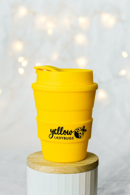 Yellow Ladybugs Cup2Go Coffee Cup 365ml