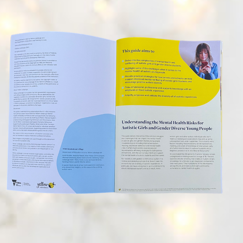 Hard Copy Resource: Supporting the Mental Health of Autistic Girls and ...