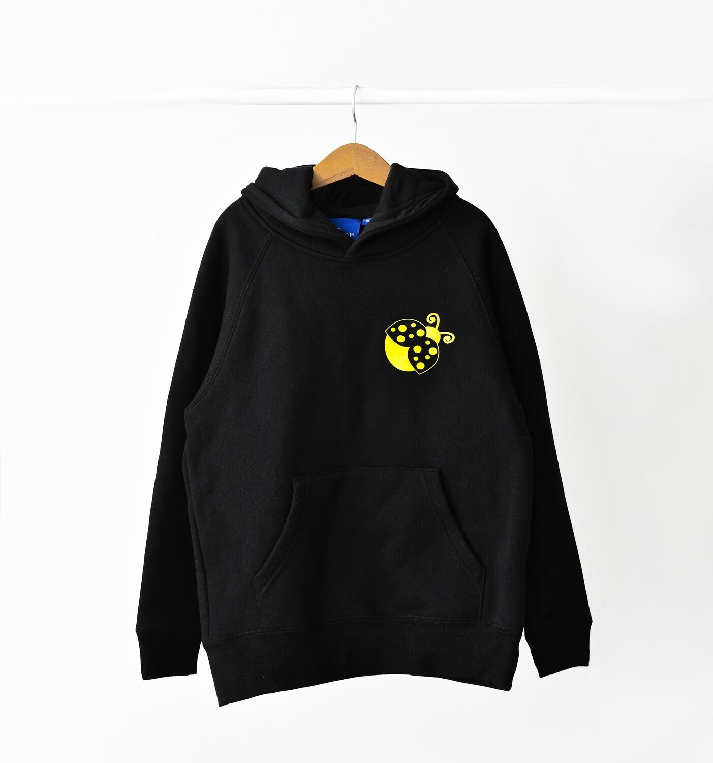 Adults Yellow Ladybug Branded Hoodie