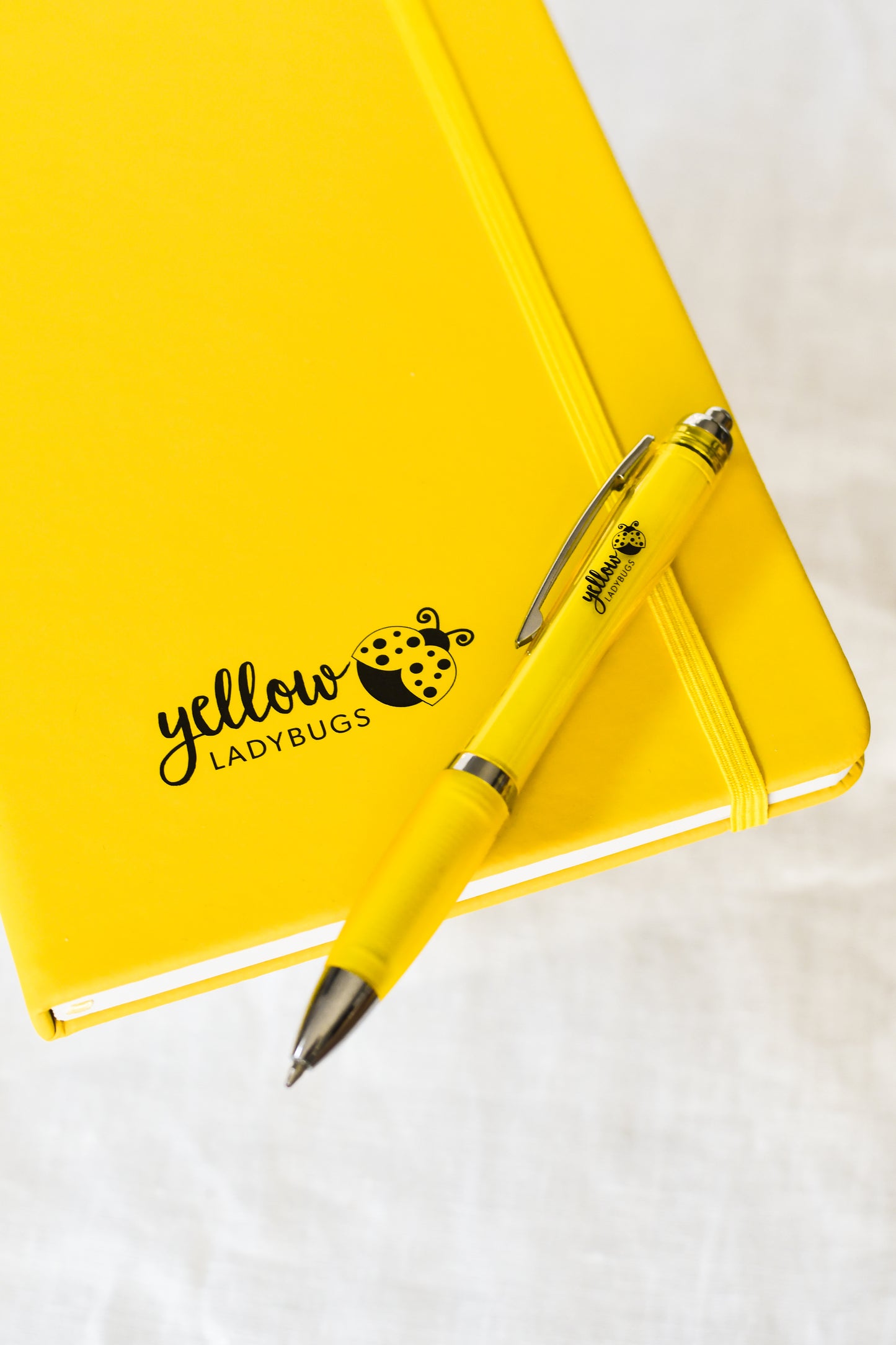 Yellow Ladybugs A5 Notebook